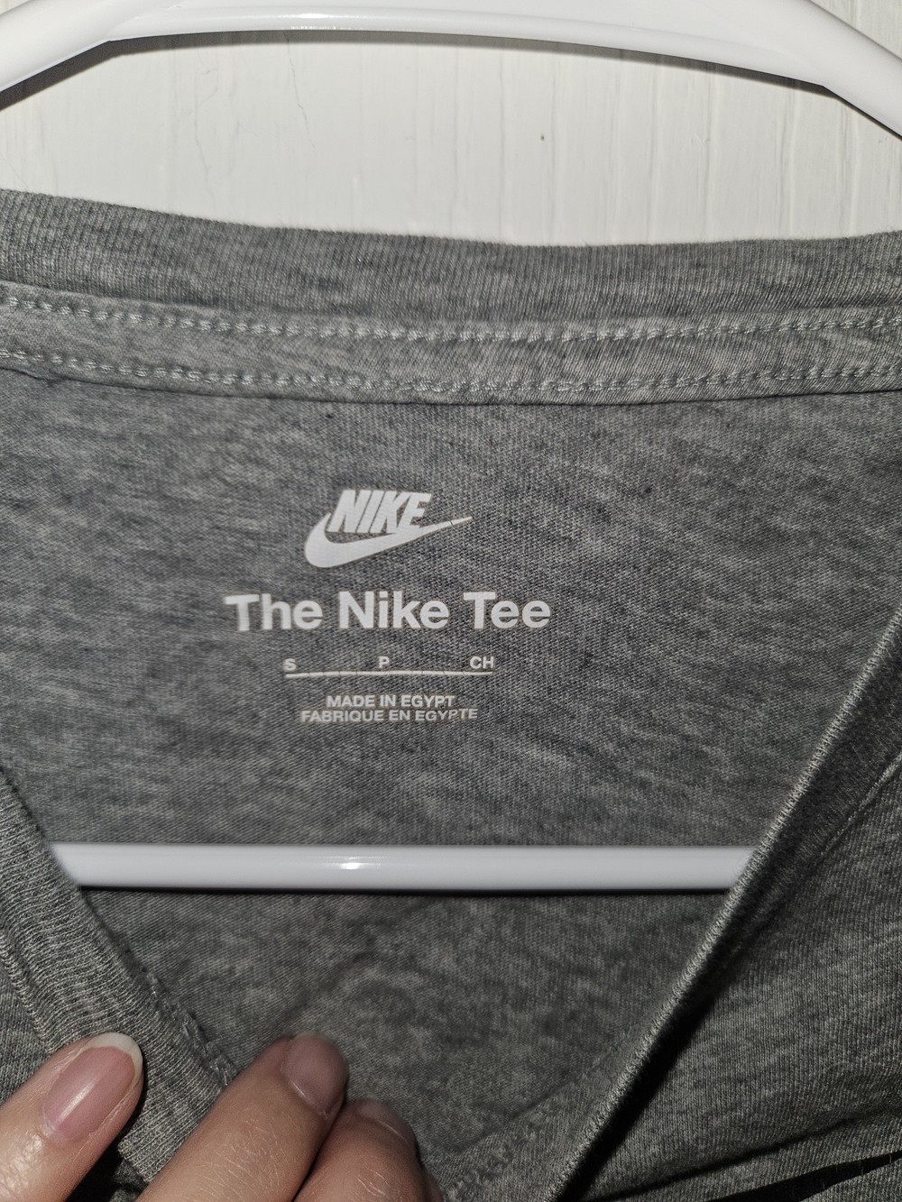 Nike Kids' Gray 'Just Do It.' Short Sleeve Tee - Picture 3 of 3